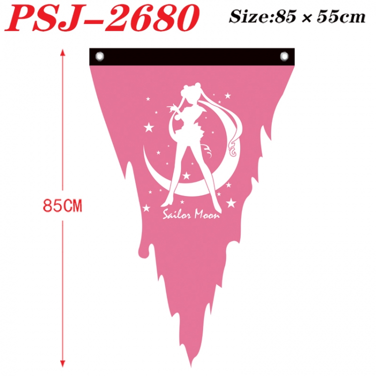 sailormoon Anime Surrounding Triangle bnner Prop Flag 85x55cm PSJ-2680