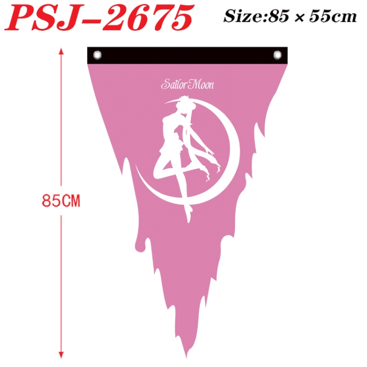 sailormoon Anime Surrounding Triangle bnner Prop Flag 85x55cm  PSJ-2675
