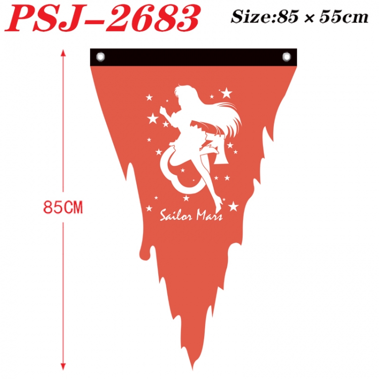 sailormoon Anime Surrounding Triangle bnner Prop Flag 85x55cm  PSJ-2683