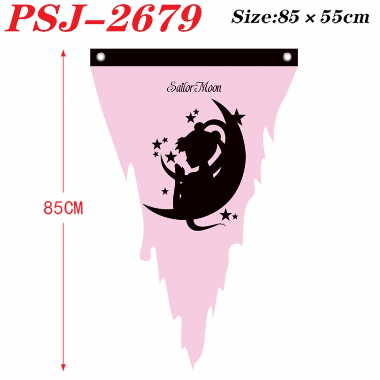 sailormoon Anime Surrounding Triangle bnner Prop Flag 85x55cm PSJ-2679