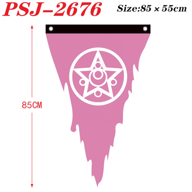 sailormoon Anime Surrounding Triangle bnner Prop Flag 85x55cm PSJ-2676