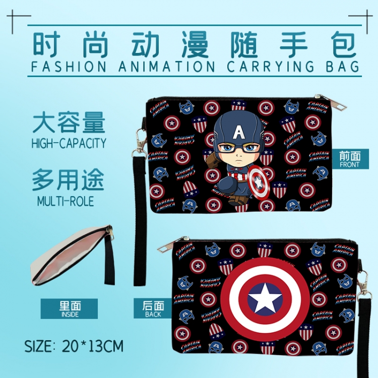 The avengers allianc Anime Fashion Large Capacity Carrying Bag 20x13cm