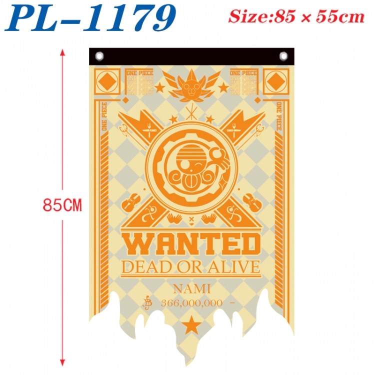 One Piece Anime surrounding tattered bnner vintage flag 85x55cm  PL-1179