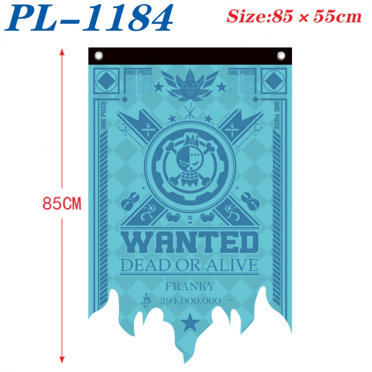 One Piece Anime surrounding tattered bnner vintage flag 85x55cm PL-1184