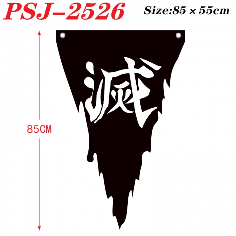 Demon Slayer Kimets Anime Surrounding Triangle bnner Prop Flag 85x55cm PSJ-2526