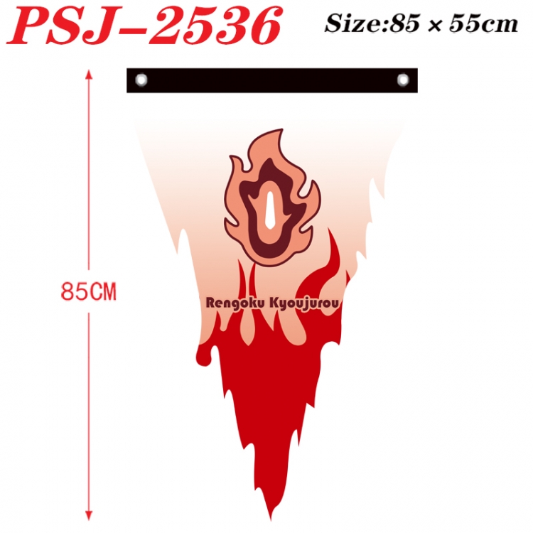 Demon Slayer Kimets Anime Surrounding Triangle bnner Prop Flag 85x55cm PSJ-2536