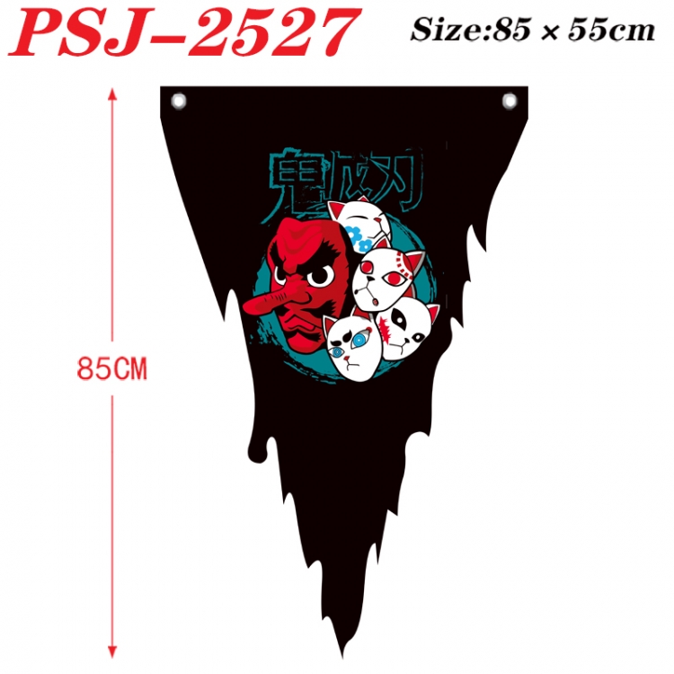 Demon Slayer Kimets Anime Surrounding Triangle bnner Prop Flag 85x55cm  PSJ-2527