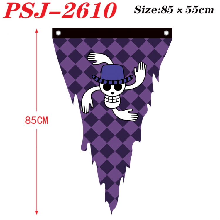 One Piece Anime Surrounding Triangle bnner Prop Flag 85x55cm  PSJ-2610