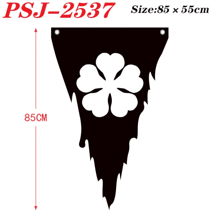 Black Clover Anime Surrounding Triangle bnner Prop Flag 85x55cm PSJ-2537