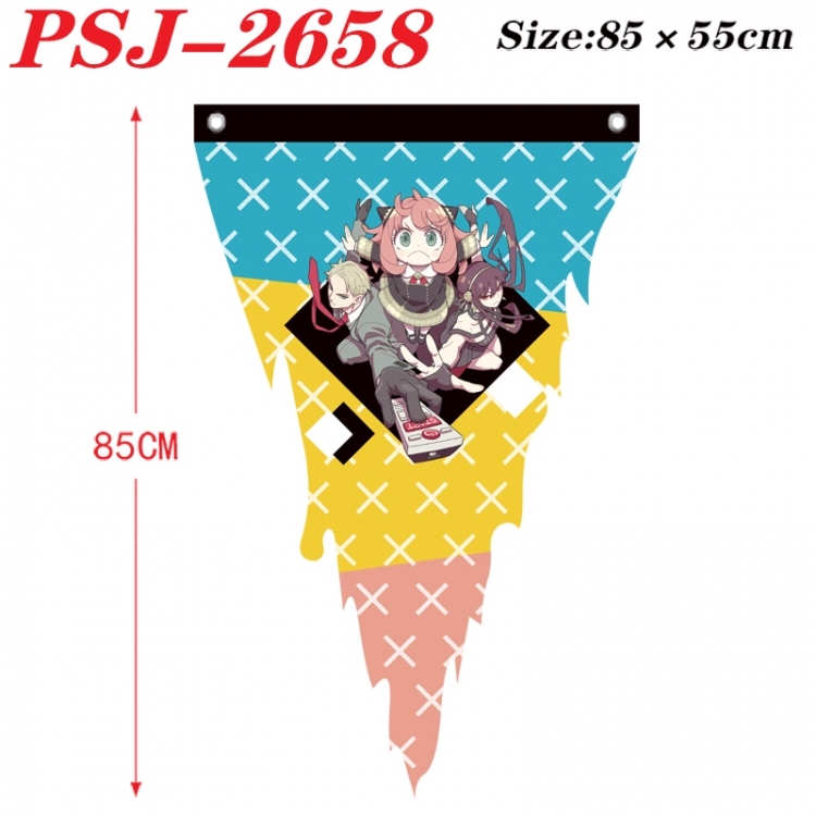 SPY×FAMILY Anime Surrounding Triangle bnner Prop Flag 85x55cm PSJ-2658