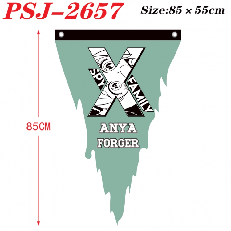 SPY×FAMILY Anime Surrounding Triangle bnner Prop Flag 85x55cm  PSJ-2657
