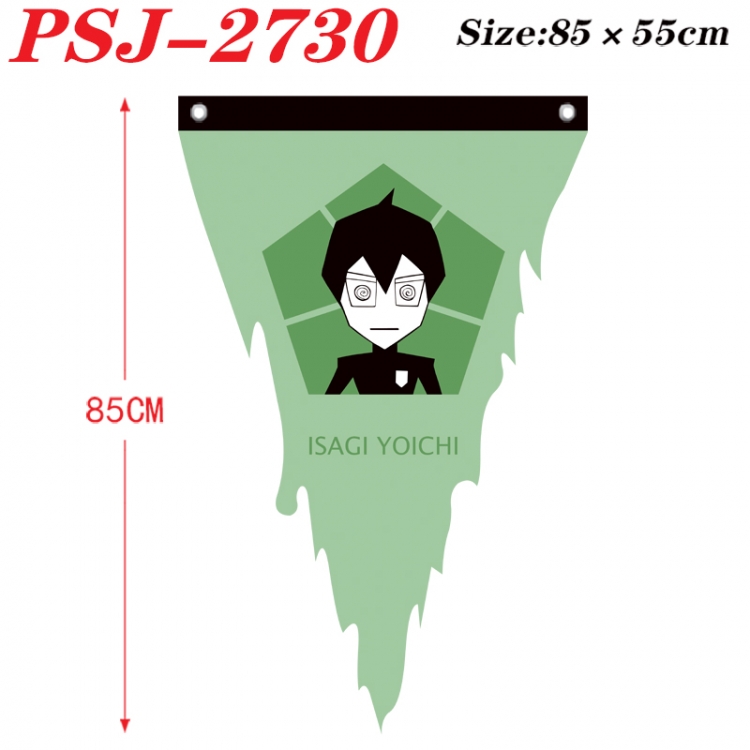 BLUE LOCK Anime Surrounding Triangle bnner Prop Flag 85x55cm PSJ-2730
