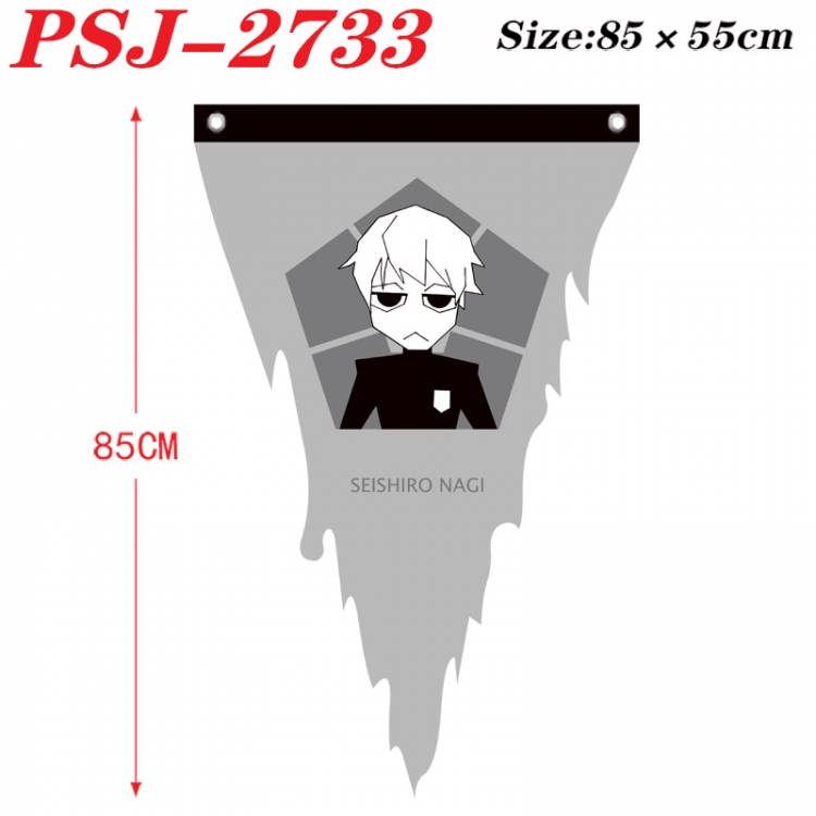 BLUE LOCK Anime Surrounding Triangle bnner Prop Flag 85x55cm PSJ-2733