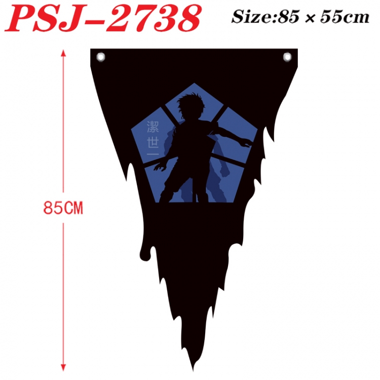BLUE LOCK Anime Surrounding Triangle bnner Prop Flag 85x55cm PSJ-2738