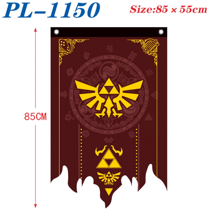 The Legend of Zelda Anime surrounding tattered bnner vintage flag 85x55cm PL-1150