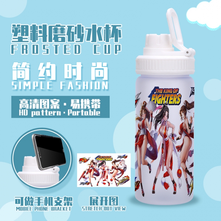 FIGHTERS Anime peripheral plastic frosted water cup 580ML