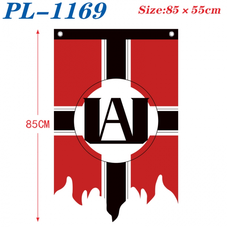My Hero Academia Anime surrounding tattered bnner vintage flag 85x55cm PL-1169