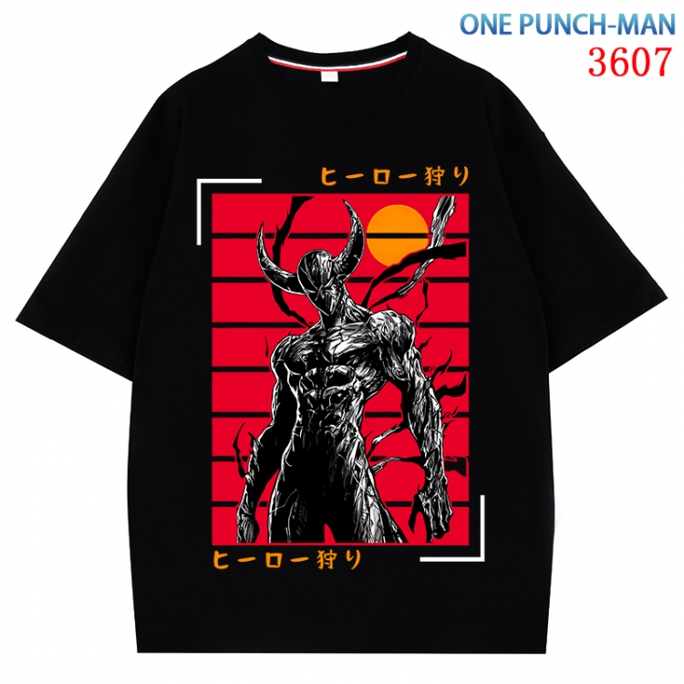 One Punch Man  Anime Pure Cotton Short Sleeve T-shirt Direct Spray Technology from S to 4XL  CMY-3607-2