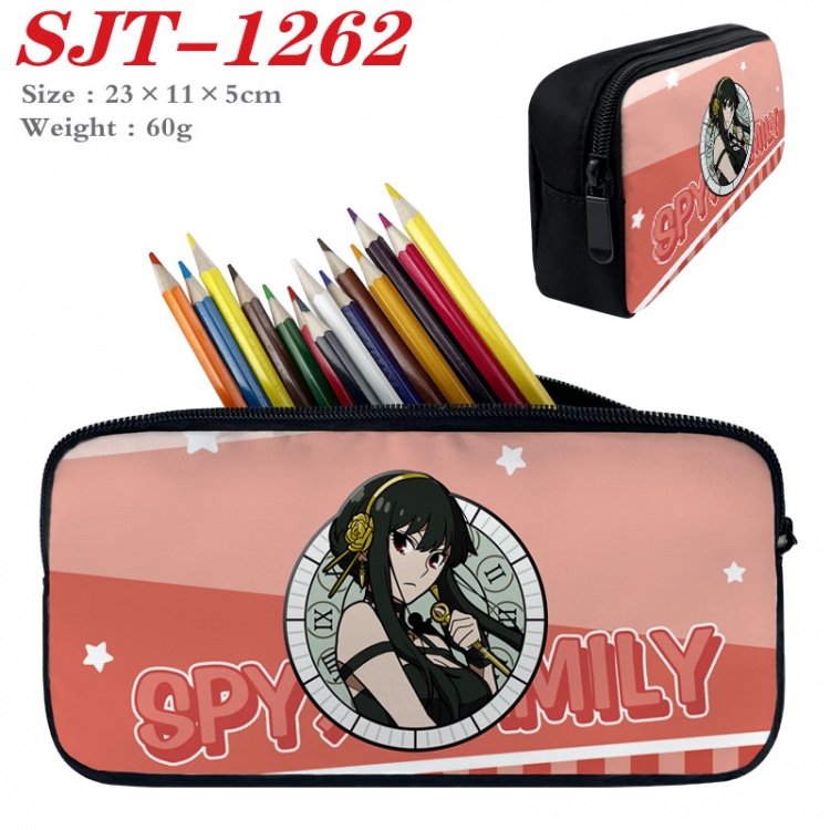 SPY×FAMILY  Anime nylon student pencil case 23x11x5cm SJT-1262