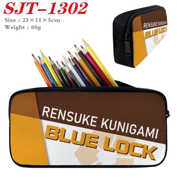 BLUE LOCK  Anime nylon student pencil case 23x11x5cm SJT-1302