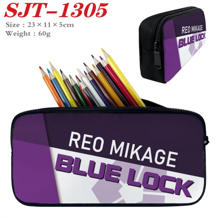 BLUE LOCK  Anime nylon student pencil case 23x11x5cm  SJT-1305