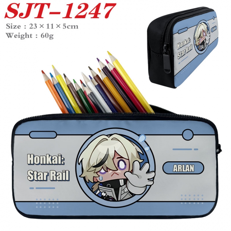 Honkai: Star Rail  Anime nylon student pencil case 23x11x5cm SJT-1247