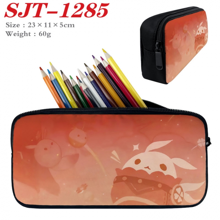 Genshin Impact  Anime nylon student pencil case 23x11x5cm SJT-1285