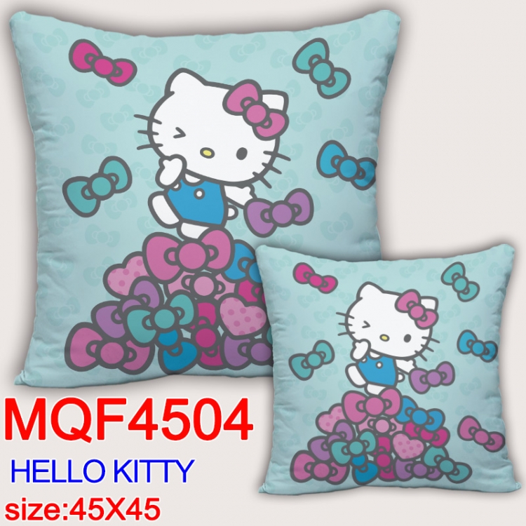 hello kitty  Anime square full-color pillow cushion 45X45CM NO FILLING MQF-4504