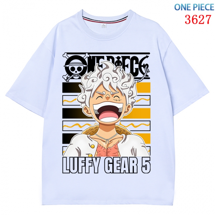 One Piece  Anime Pure Cotton Short Sleeve T-shirt Direct Spray Technology from S to 4XL CMY-3627-1