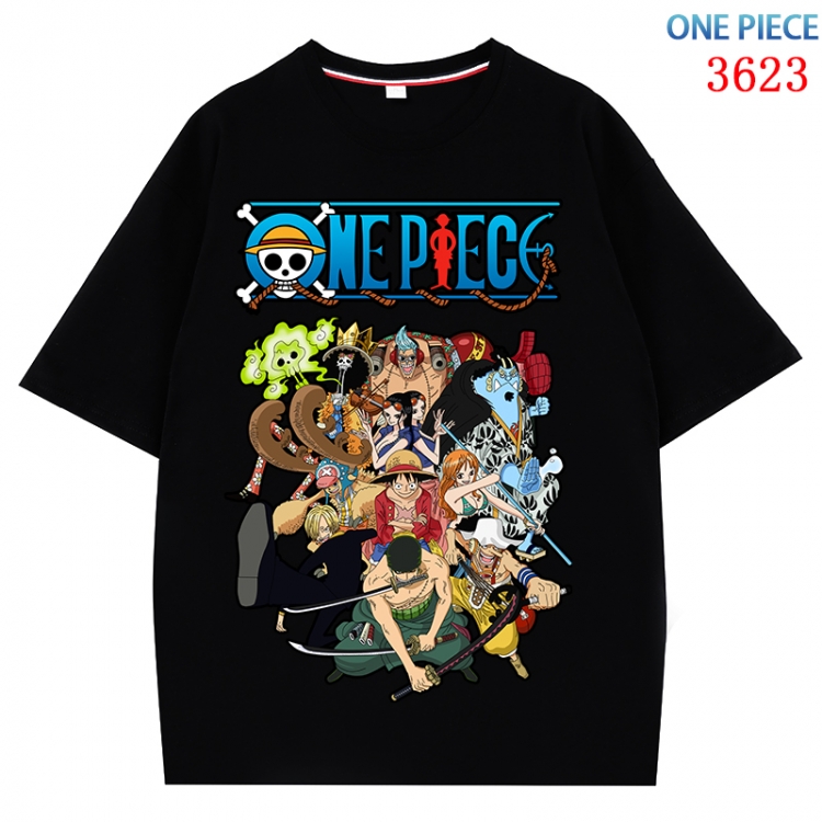One Piece  Anime Pure Cotton Short Sleeve T-shirt Direct Spray Technology from S to 4XL  CMY-3623-2