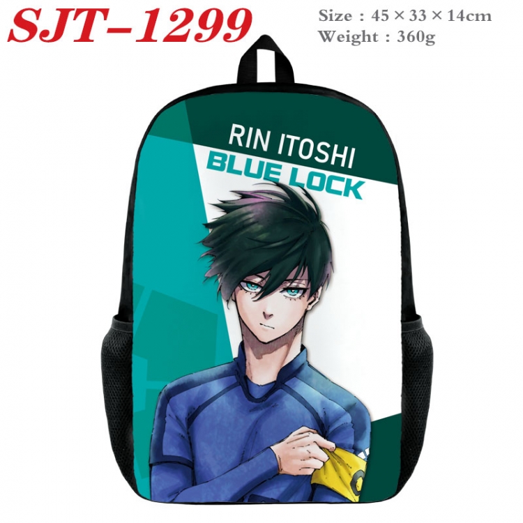 BLUE LOCK Anime nylon canvas backpack student backpack 45x33x14cm  SJT-1299