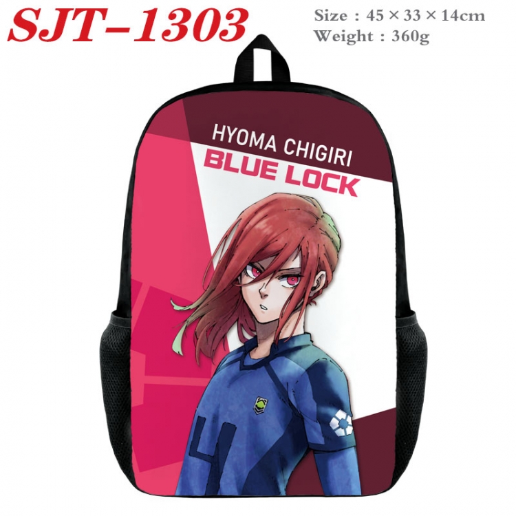 BLUE LOCK Anime nylon canvas backpack student backpack 45x33x14cm SJT-1303