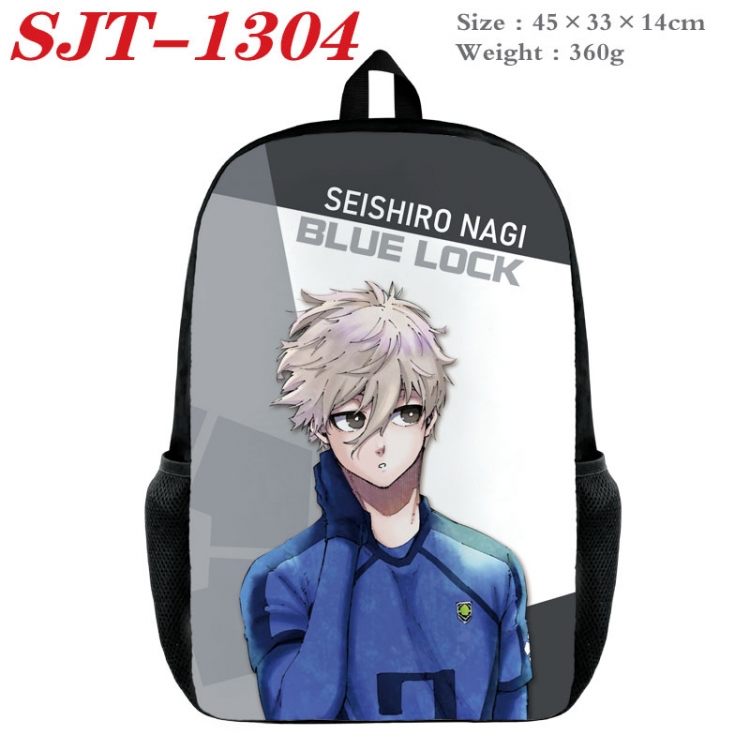 BLUE LOCK Anime nylon canvas backpack student backpack 45x33x14cm  SJT-1304