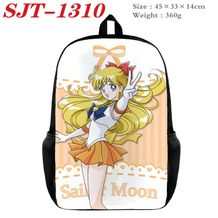 sailormoon Anime nylon canvas backpack student backpack 45x33x14cm SJT-1310