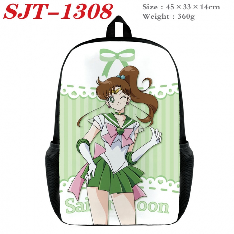 sailormoon Anime nylon canvas backpack student backpack 45x33x14cm SJT-1308