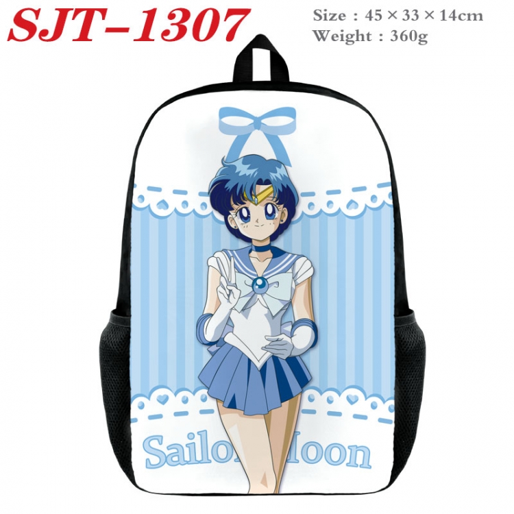sailormoon Anime nylon canvas backpack student backpack 45x33x14cm SJT-1307