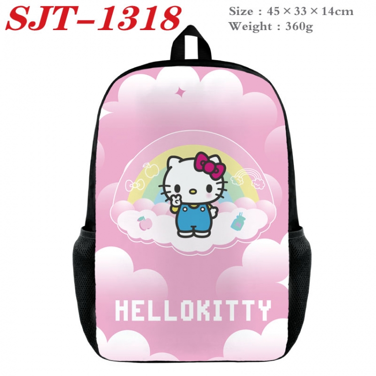 Sanrio Anime nylon canvas backpack student backpack 45x33x14cm SJT-1318