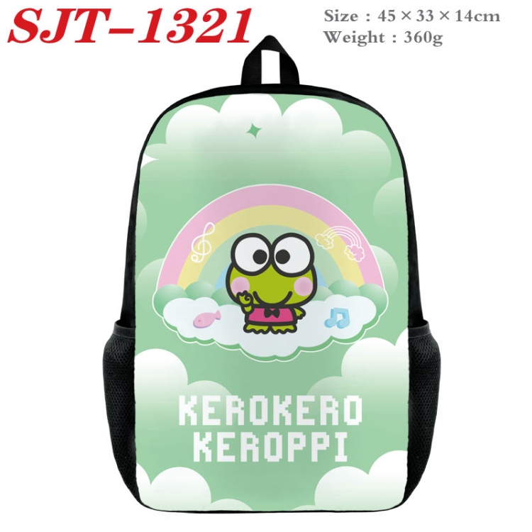 Sanrio Anime nylon canvas backpack student backpack 45x33x14cm SJT-1321