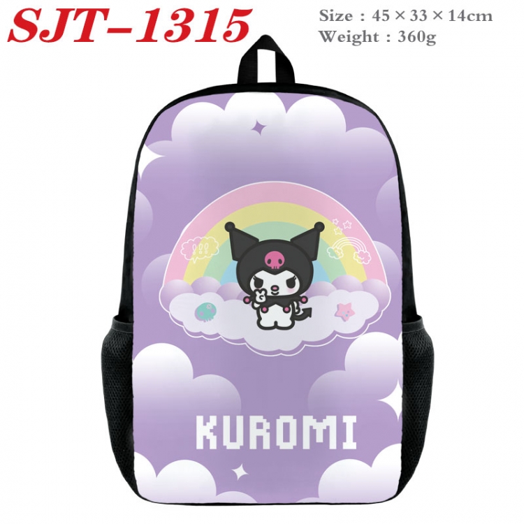 Sanrio Anime nylon canvas backpack student backpack 45x33x14cm SJT-1315