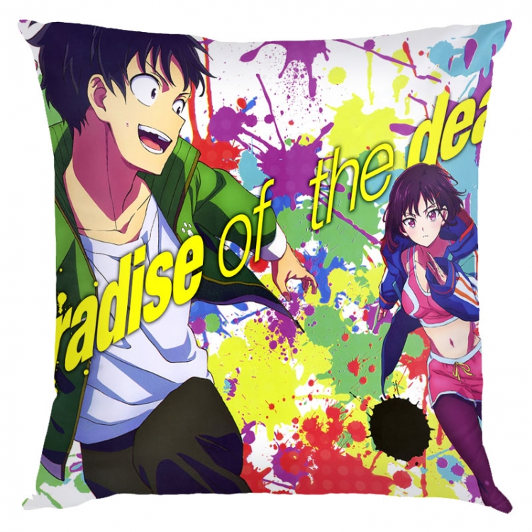 Zom 100 Anime square full-color pillow cushion 45X45CM NO FILLING  J4-22