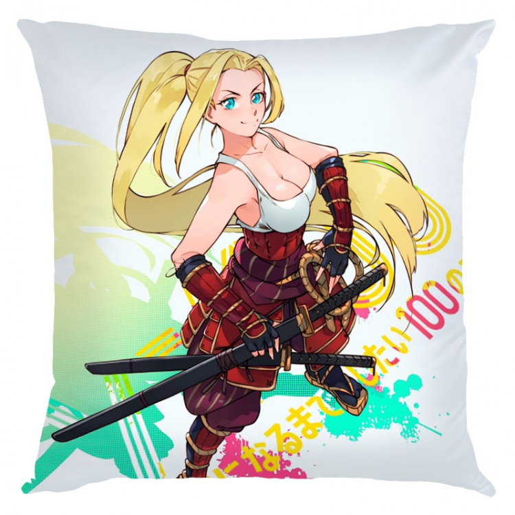 Zom 100 Anime square full-color pillow cushion 45X45CM NO FILLING J4-35
