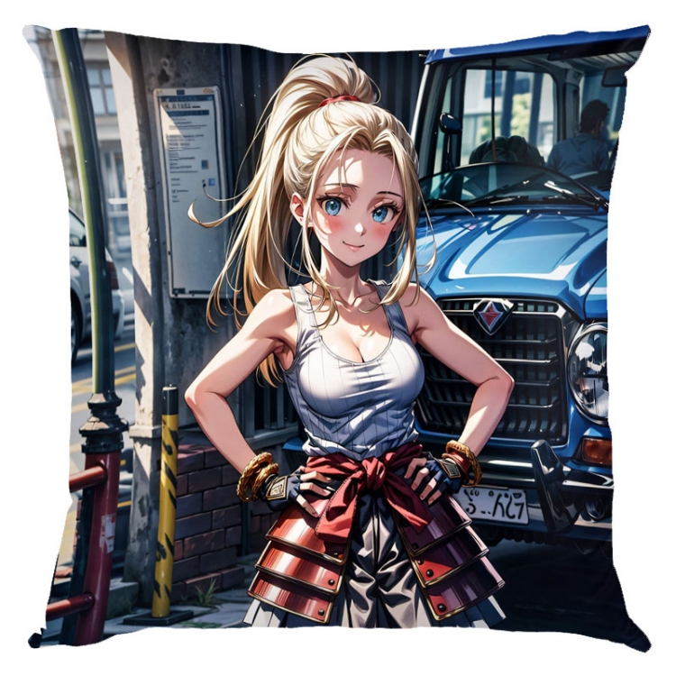 Zom 100 Anime square full-color pillow cushion 45X45CM NO FILLING J4-76