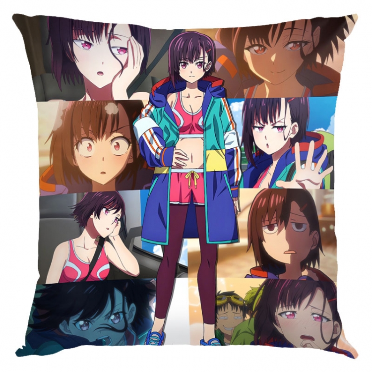 Zom 100 Anime square full-color pillow cushion 45X45CM NO FILLING  J4-42