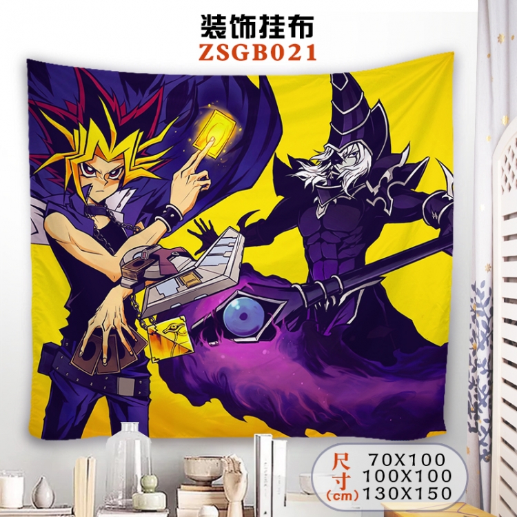 Yugioh Anime tablecloth decoration hanging cloth 130X150 supports customization ZSGB021