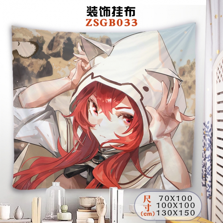 Mushoku Tensei  Anime tablecloth decoration hanging cloth 130X150 supports customization ZSGB033