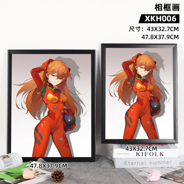 EVA Anime peripheral frame painting 43X32.7cm, supports customization of individual images XKH006