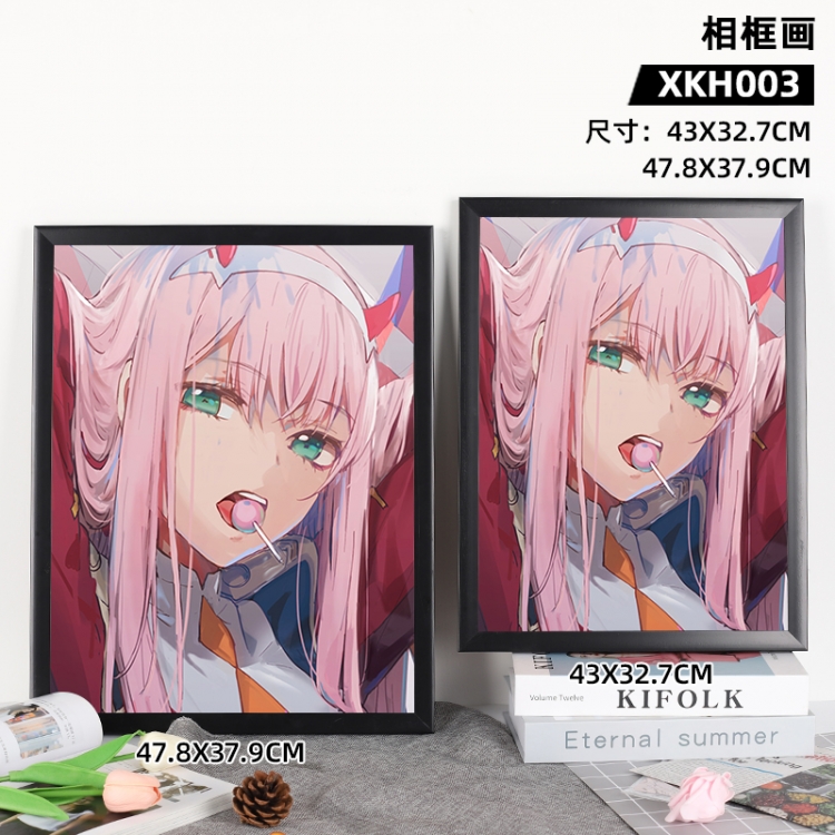 DARLING in the FRANX Anime tablecloth decoration hanging cloth 130X150 supports customization XKH003