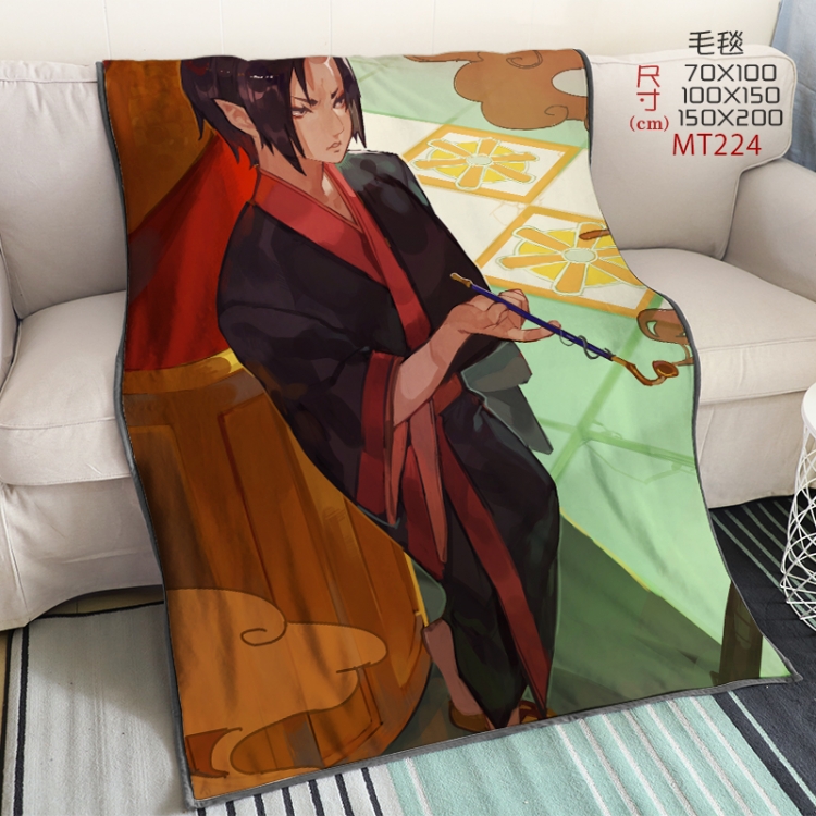 Hoozuki no Reitetsu Anime oversized mink flannel blanket 150X200CM customizable MT224