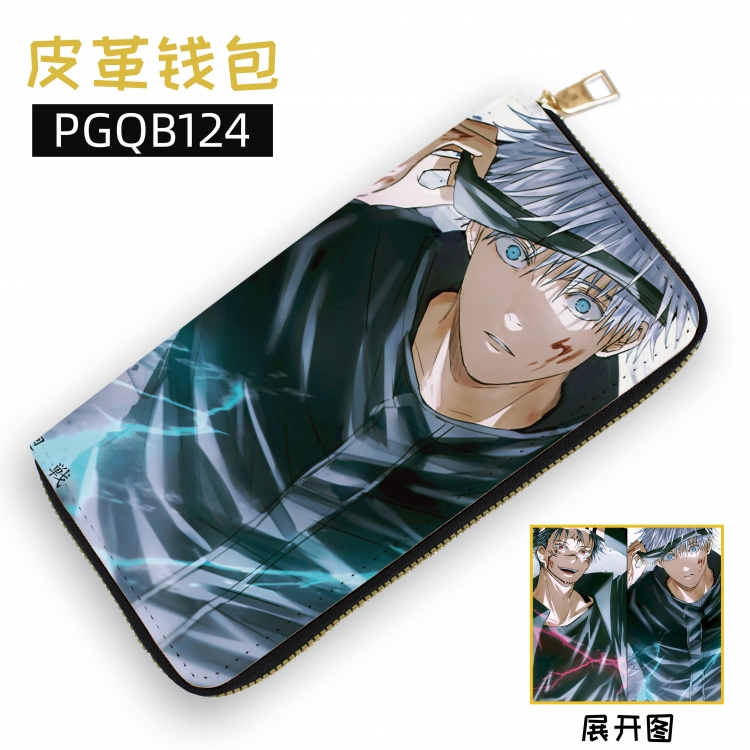 Jujutsu Kaisen Anime leather zipper wallet supports customization to images PGQB124