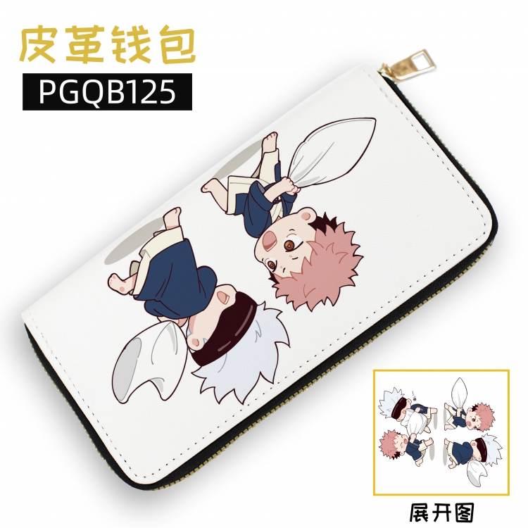 Jujutsu Kaisen Anime leather zipper wallet supports customization to images PGQB125